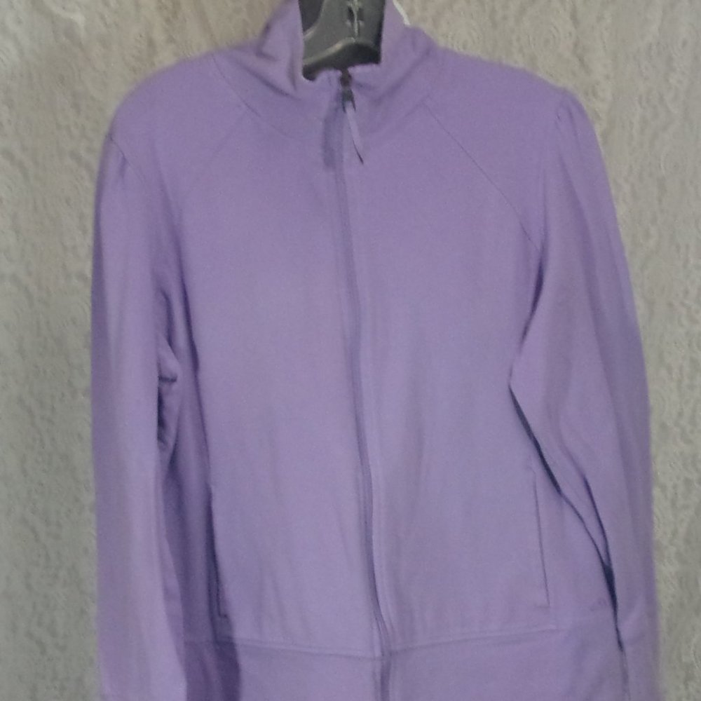Champion Zip Front Lavender Jacket Jogging Leisure Track Size XL